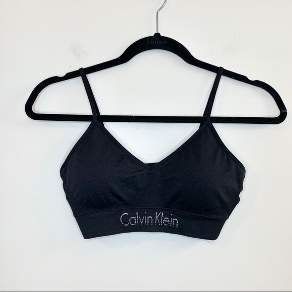 calvin klein v neck bralette